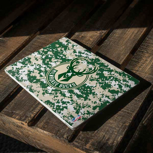 NBA Milwaukee Bucks Camo Digi Surface Laptop 2 Skin
