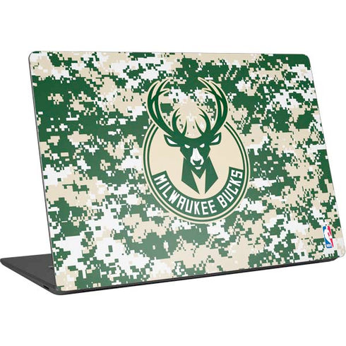 NBA Milwaukee Bucks Camo Digi Surface Laptop 4 15in Skin