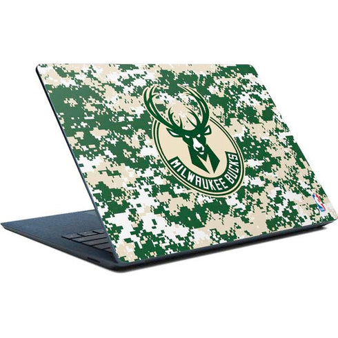 NBA Milwaukee Bucks Camo Digi Surface Laptop Skin