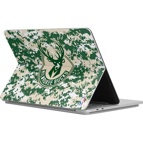 NBA Milwaukee Bucks Camo Digi Surface Laptop Studio Skin