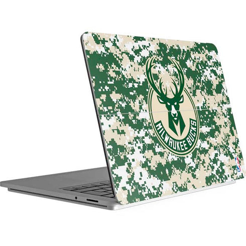 NBA Milwaukee Bucks Camo Digi Surface Laptop Studio Skin