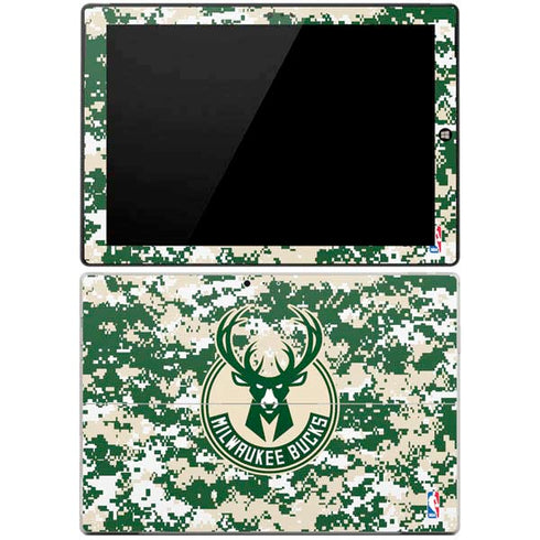 NBA Milwaukee Bucks Camo Digi Surface Pro 3 Skin