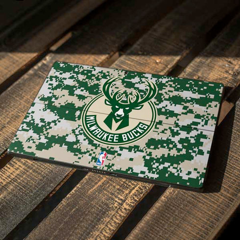 NBA Milwaukee Bucks Camo Digi Surface Pro 6 Skin