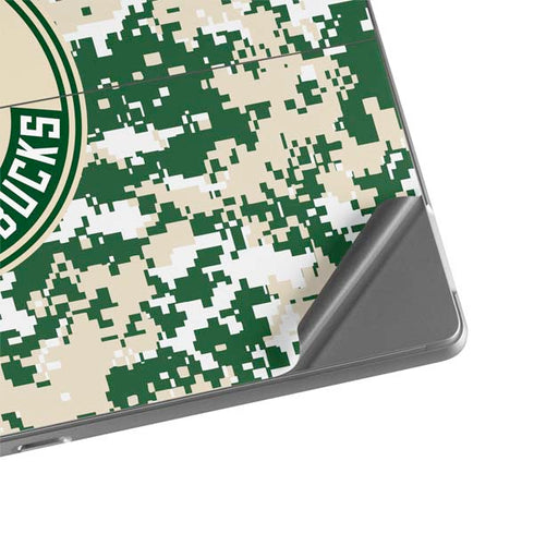 NBA Milwaukee Bucks Camo Digi Surface Pro 8 Skin