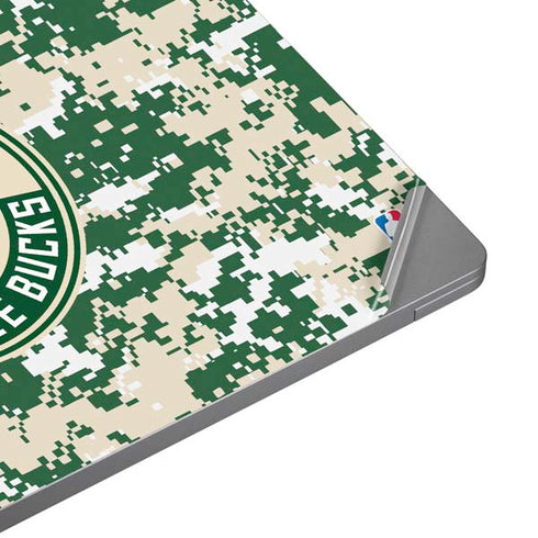 NBA Milwaukee Bucks Camo Digi Universal Laptop 18in (14.6 x 10.6in) Skin