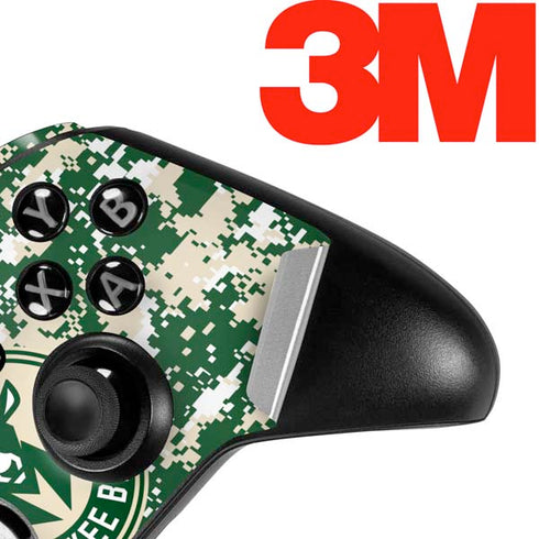 NBA Milwaukee Bucks Camo Digi Xbox One Elite Controller Skin