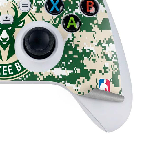 NBA Milwaukee Bucks Camo Digi Xbox Series S Skins
