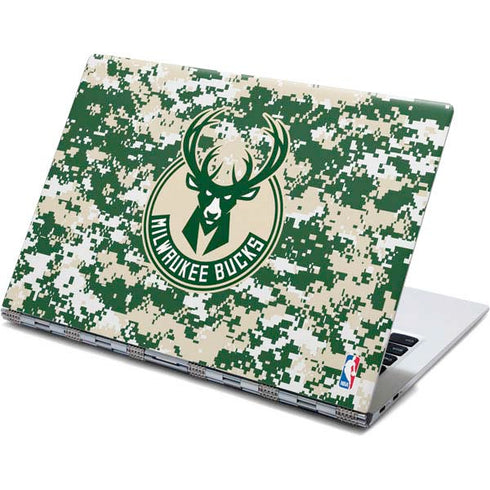 NBA Milwaukee Bucks Camo Digi Yoga 910 2-in-1 14in Touch-Screen Skin