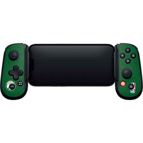 NBA Milwaukee Bucks Green Distressed Backbone One for iPhone Game Controller Skin
