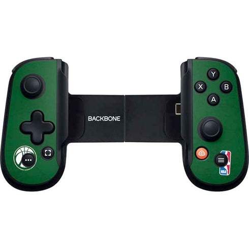 NBA Milwaukee Bucks Green Distressed Backbone One for iPhone Game Controller Skin