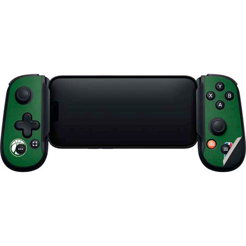 NBA Milwaukee Bucks Green Distressed Backbone One for iPhone Game Controller Skin
