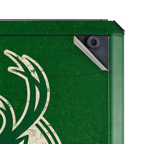 NBA Milwaukee Bucks Green Distressed Cooler Master MasterBox Q300L Mini Tower Skin