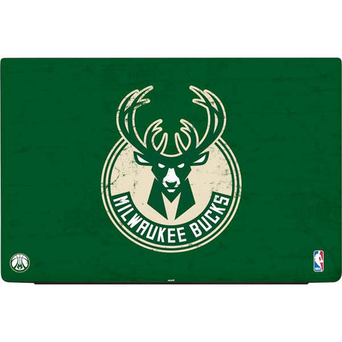 NBA Milwaukee Bucks Green Distressed Dell Vostro Skin