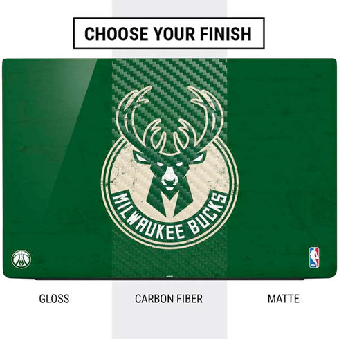 NBA Milwaukee Bucks Green Distressed Dell Vostro Skin