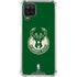 NBA Milwaukee Bucks Green Distressed Galaxy A12 Clear Case