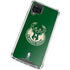 NBA Milwaukee Bucks Green Distressed Galaxy A12 Clear Case
