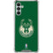 NBA Milwaukee Bucks Green Distressed Galaxy A13 5G Clear Case