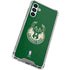 NBA Milwaukee Bucks Green Distressed Galaxy A13 5G Clear Case