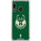 NBA Milwaukee Bucks Green Distressed Galaxy A30 Clear Case