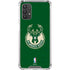 NBA Milwaukee Bucks Green Distressed Galaxy A32 5G Clear Case