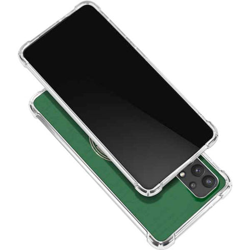 NBA Milwaukee Bucks Green Distressed Galaxy A32 5G Clear Case