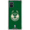 NBA Milwaukee Bucks Green Distressed Galaxy A51 5G Clear Case