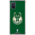 NBA Milwaukee Bucks Green Distressed Galaxy A51 5G Clear Case