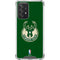 NBA Milwaukee Bucks Green Distressed Galaxy A52 5G Clear Case