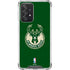 NBA Milwaukee Bucks Green Distressed Galaxy A52 5G Clear Case