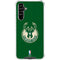 NBA Milwaukee Bucks Green Distressed Galaxy A54 5G Clear Case