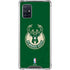 NBA Milwaukee Bucks Green Distressed Galaxy A71 5G Clear Case