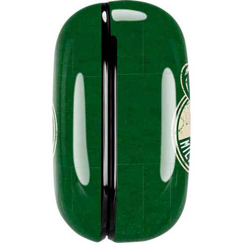 NBA Milwaukee Bucks Green Distressed Galaxy Buds Pro Skin