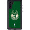 NBA Milwaukee Bucks Green Distressed Galaxy Note 10 Waterproof Case