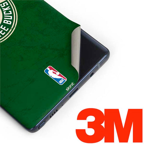 NBA Milwaukee Bucks Green Distressed Galaxy Note 9 Skin