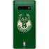 NBA Milwaukee Bucks Green Distressed Galaxy S10 Plus Skin