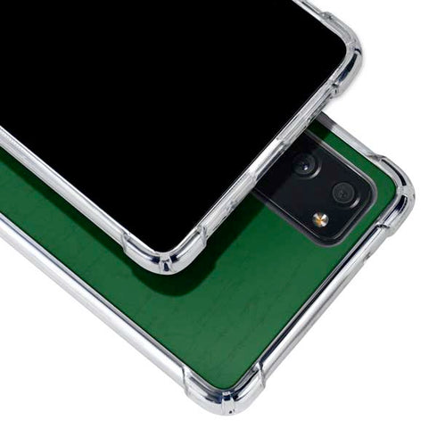 NBA Milwaukee Bucks Green Distressed Galaxy S20 FE Clear Case