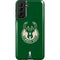 NBA Milwaukee Bucks Green Distressed Galaxy S21 FE Pro Case