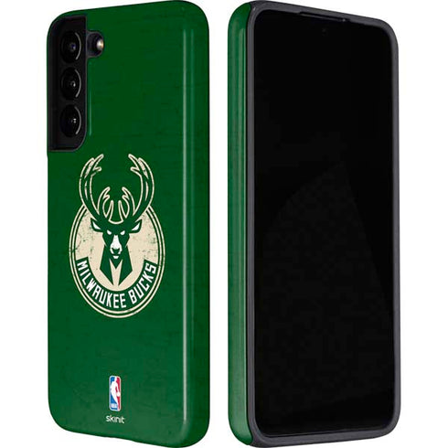 NBA Milwaukee Bucks Green Distressed Galaxy S22 Pro Case