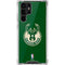NBA Milwaukee Bucks Green Distressed Galaxy S22 Ultra Clear Case