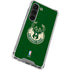 NBA Milwaukee Bucks Green Distressed Galaxy S23 Clear Case