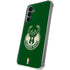 NBA Milwaukee Bucks Green Distressed Galaxy S24 Plus Clear Case