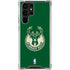 NBA Milwaukee Bucks Green Distressed Galaxy S24 Ultra Clear Case