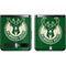 NBA Milwaukee Bucks Green Distressed Galaxy Z Flip Skin