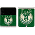 NBA Milwaukee Bucks Green Distressed Galaxy Z Flip3 5G Skin