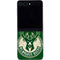 NBA Milwaukee Bucks Green Distressed Galaxy Z Flip5 5G Skin