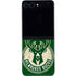 NBA Milwaukee Bucks Green Distressed Galaxy Z Flip5 5G Skin