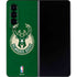 NBA Milwaukee Bucks Green Distressed Galaxy Z Fold4 5G Skin