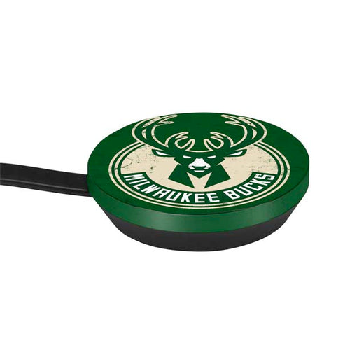 NBA Milwaukee Bucks Green Distressed Google Stadia Controller Skin