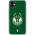 NBA Milwaukee Bucks Green Distressed iPhone 11 Clear Case