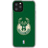 NBA Milwaukee Bucks Green Distressed iPhone 11 Pro Clear Case